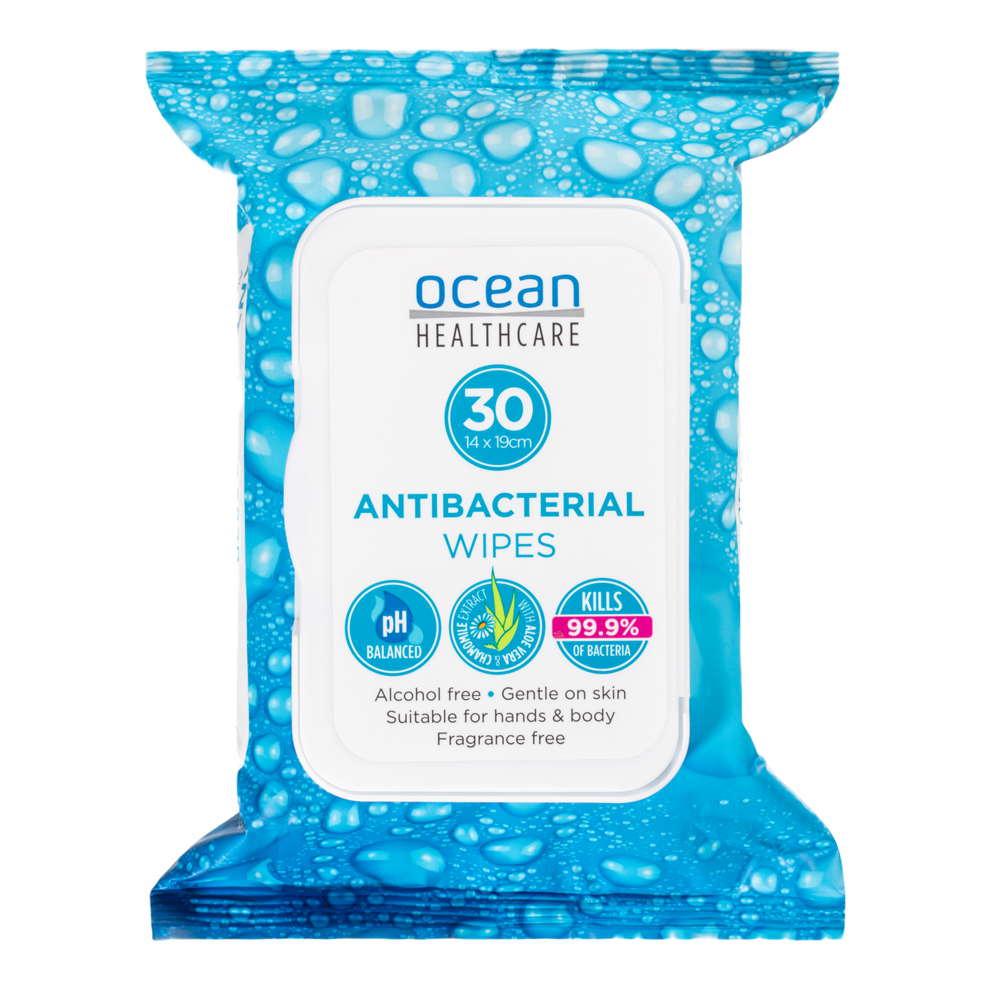 Ocean Healthcare Anti Bac Wipes 30pk