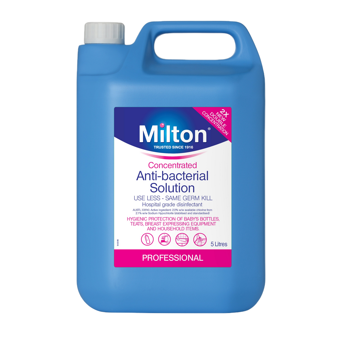 Milton Antibacterial Concentrated 2% Solution 5L