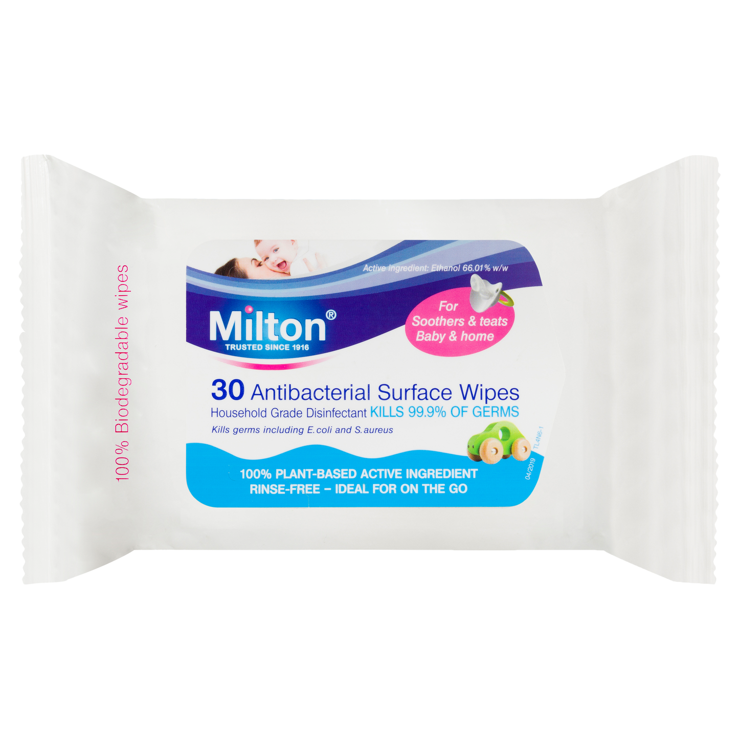 Milton Antibacterial Surface Wipes 30pk