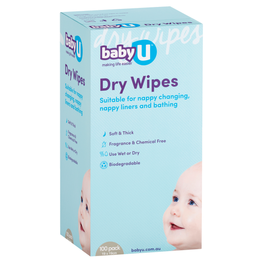 Baby U Dry Wipes 100pk